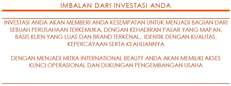 Franchise Peluang Usaha International Beauty & Spa